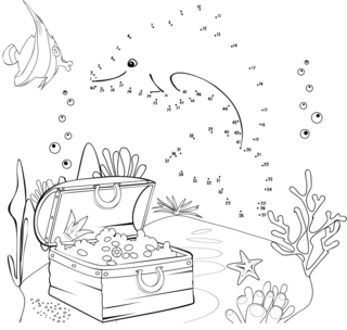 Relier-les-points1 - Coloriages jeu - Coloriages - 10doigts.fr