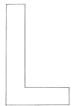 L majuscule - Coloriages lettres et chiffres - Coloriages - 10doigts.fr