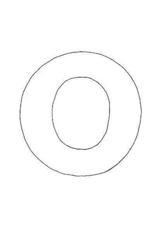 o minuscule - Coloriages lettres et chiffres - Coloriages - 10doigts.fr