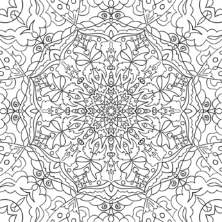Mandala11 - Coloriages mandala - Coloriages - 10doigts.fr