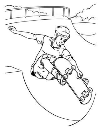 JO-Sport-8 - Coloriages sport Jeux Olympiques - Coloriages - 10doigts.fr
