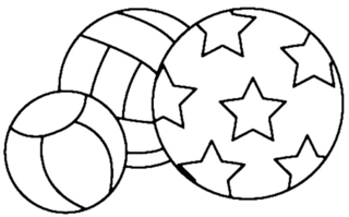 Sport ballon 03 - Coloriages sport Jeux Olympiques - Coloriages - 10doigts.fr