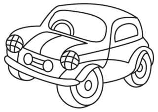 Auto 03 - Coloriages véhicule - Coloriages - 10doigts.fr