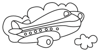 Avion 12 - Coloriages véhicule - Coloriages - 10doigts.fr