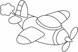 Avion 13 - Coloriages véhicule - Coloriages - 10doigts.fr