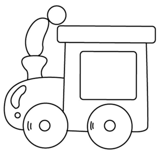 Train 08 - Coloriages véhicule - Coloriages - 10doigts.fr