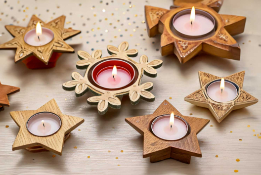 Bougeoirs et photophores - Objets à décorer - 10doigts.fr