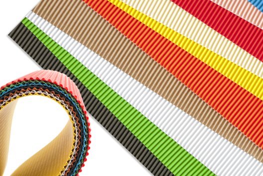 Carton ondulé - Papiers Cartonnés - 10doigts.fr