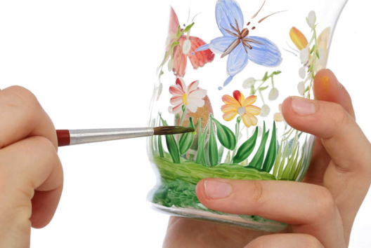 Peinture verre et faïence - Peintures - 10doigts.fr