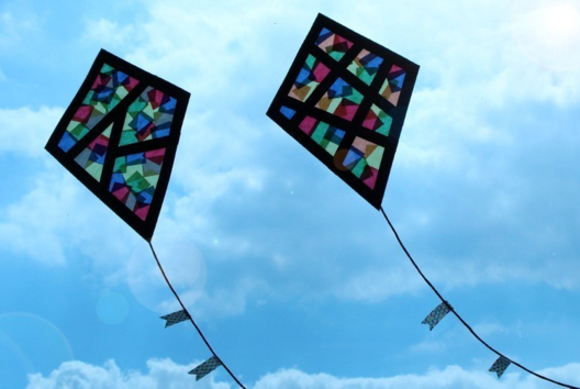 Cerf-volant déco - Activités manuelles mobiles - 10doigts.fr - 2