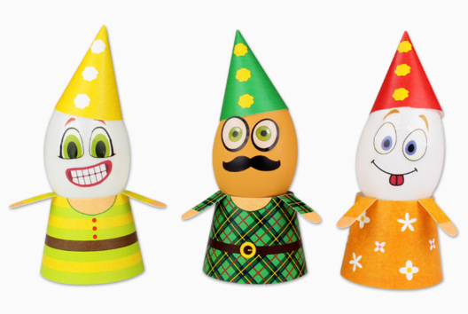 Déguiser les oeufs de Pâques - Activités manuelles DIY Pâques - 10doigts.fr