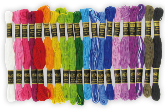 Fil coton, échevette - Fils et cordons - 10doigts.fr