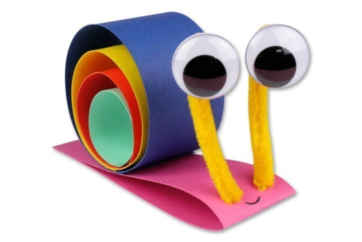 Comment fabriquer un escargot en papier ? - Activités manuelles animaux - 10doigts.fr