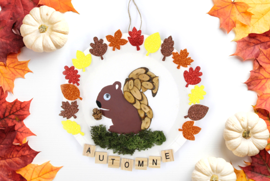 activité automne écureuil enfant - Activités manuelles Automne - 10doigts.fr