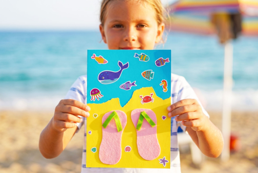 activité collage enfant été - Activités manuelles Été - 10doigts.fr