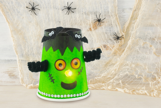 Activite Enfant Frankenstein Halloween - Activités manuelles Halloween - 10doigts.fr - 2