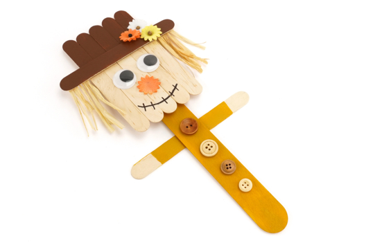 activité enfants automne épouvantail - Activités manuelles d'automne - 10doigts.fr - 2