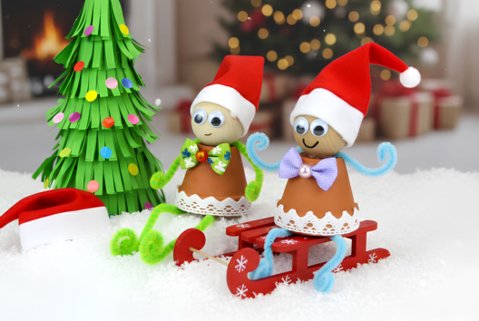 Activite Lutin Noel Enfant - Activités manuelles Noël - 10doigts.fr