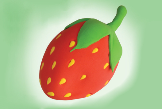 Activité Manuelle Fraise Pâte Modeler - Activités manuelles modelage - 10doigts.fr