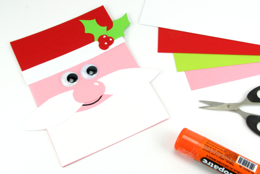 Activité Manuelle Papier Carte Pere Noel - Activités manuelles carterie - 10doigts.fr