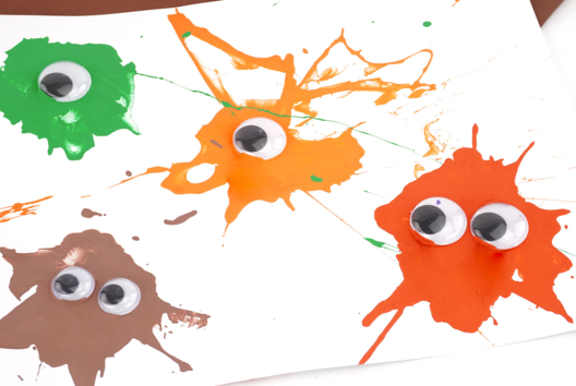 activites enfants rigolos peinture - Activités manuelles Halloween - 10doigts.fr - 2
