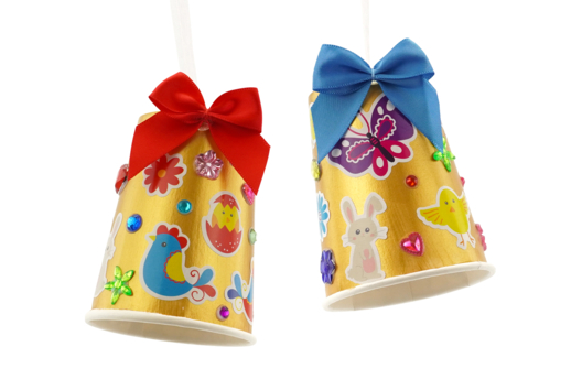 activités pâques cloches enfants facile - Activités manuelles DIY Pâques - 10doigts.fr - 2