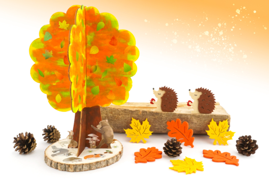 arbre automne DIY enfants - Activités manuelles Automne - 10doigts.fr