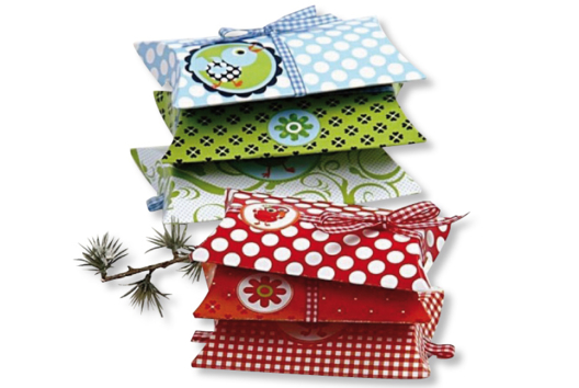 Boîte à cadeau en carte blanche - Activités manuelles emballages cadeaux créatifs de Noël - 10doigts.fr - 2