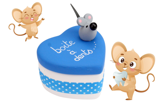 boite petite souris pour dent - Activités manuelles objets décorés - 10doigts.fr