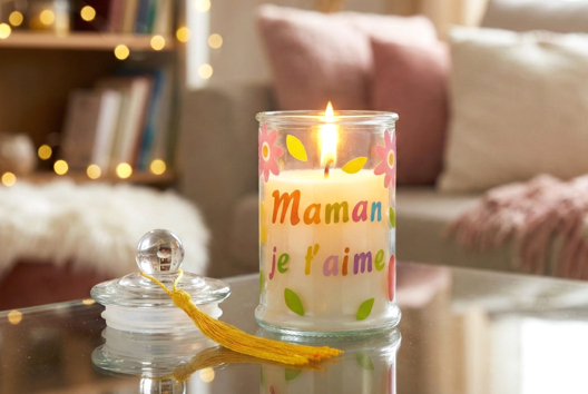 bougie idée cadeau fête des mères enfants - Activités manuelles fête des mères - 10doigts.fr - 2