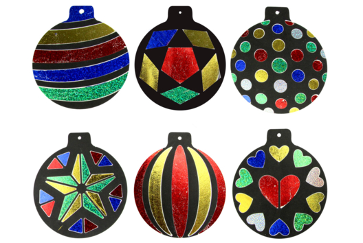 Boule de Noël - Activités manuelles décorations du sapin de Noël - 10doigts.fr - 2