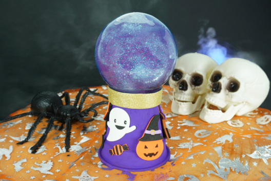 Bricolage Enfant Halloween Boule Cristal - Activités manuelles Halloween - 10doigts.fr - 2