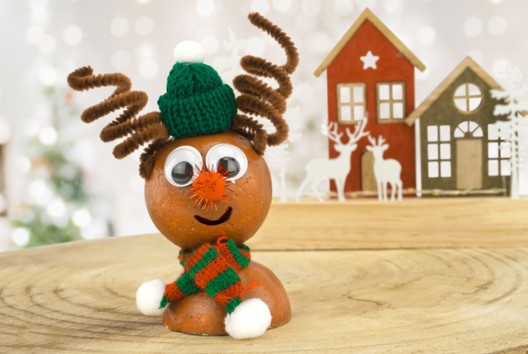 Bricolage Enfant Noel renne - Activités manuelles personnages de Noël - 10doigts.fr - 2