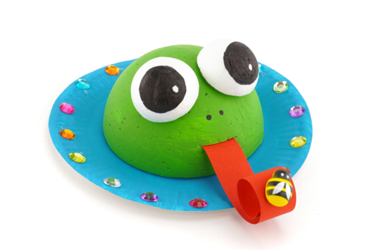 bricolage grenouille enfants - Activités manuelles animaux - 10doigts.fr - 2