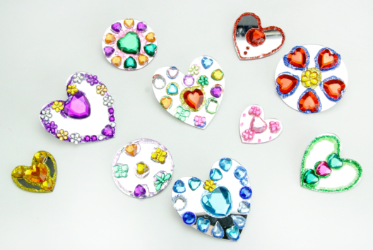 broches miroir - Activités manuelles fête des mères - 10doigts.fr - 2