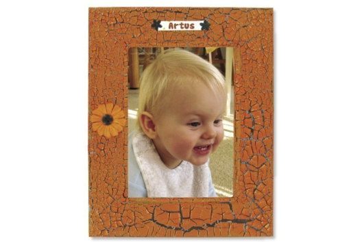 Cadre "craquant" Pod'Croco - Activités manuelles objets décorés - 10doigts.fr