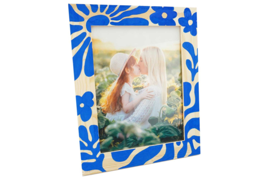 cadre en bois peinture arabesque - Activités manuelles dessin - 10doigts.fr - 2