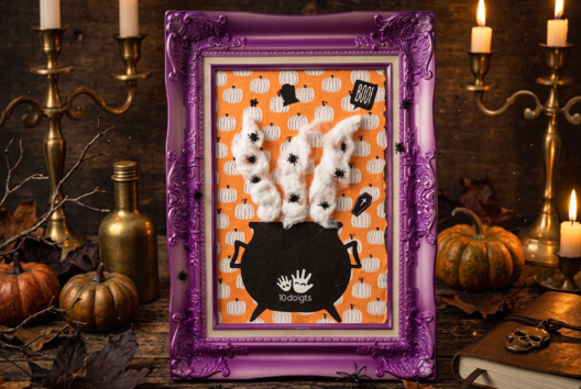 cadre halloween enfant - Activités manuelles Halloween - 10doigts.fr - 2