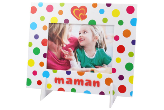 cadre photo idée cadeau fête des mères - Activités manuelles fête des mères - 10doigts.fr