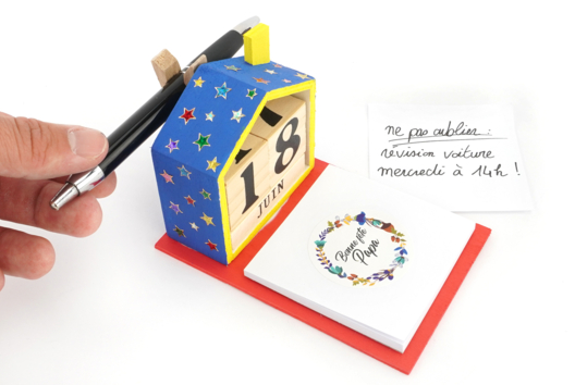 calednrier cadeau fête des pères enfants - Activités manuelles fête des pères - 10doigts.fr - 2