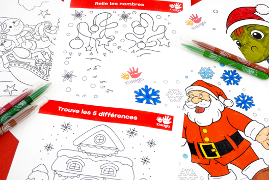 carnet activite dessin jeux enfant gratuit - Activités manuelles bricolages de Noël - 10doigts.fr - 2