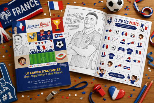 Carnet Activités Mondial 2026 - Carnets d'activités manuelles enfants - 10doigts.fr