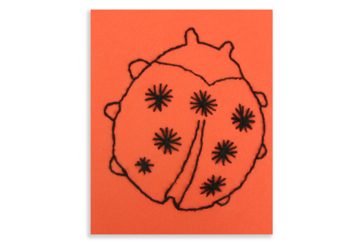 Carte à broder - Activités manuelles fête des mères - 10doigts.fr