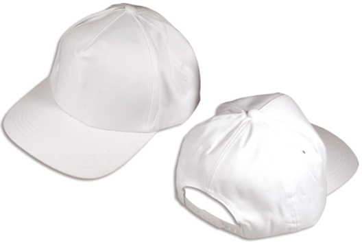 Casquette en coton blanc - Activités manuelles objets décorés - 10doigts.fr - 2