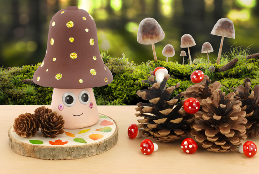 champignon DIY automne enfants - Activités manuelles Automne - 10doigts.fr