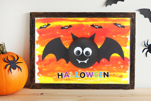 chauve souris activité enfant halloween - Activités manuelles Halloween - 10doigts.fr