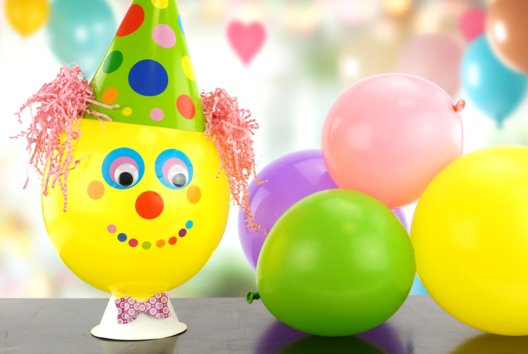 clown ballon carnaval DIY enfants - Activités manuelles Carnaval, Mardi gras - 10doigts.fr