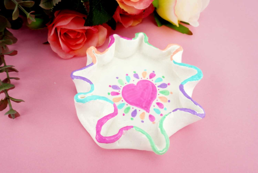 coupelle pâte blanche - Activités manuelles modelage - 10doigts.fr