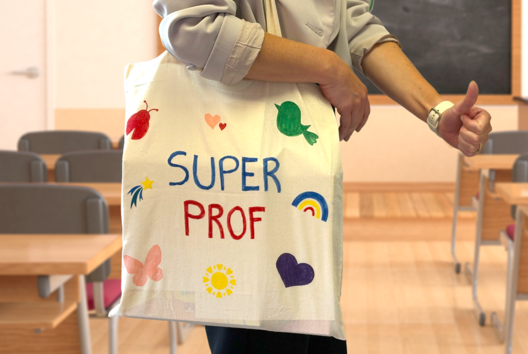 Customiser Tote bag Maitresse enfant - Activités manuelles cadeaux maitresses, maitres, ATSEM, AESH, nounous... - 10doigts.fr