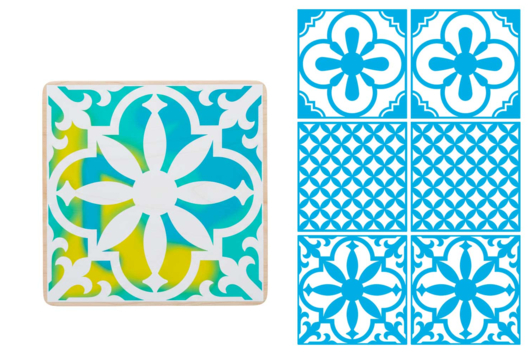 Pochoir frise - Pochoirs - 10doigts.fr